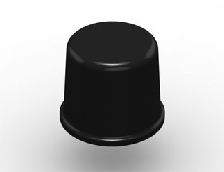 3M™ Bumpon™ Produtos Protetores SJ61A4 Preto, 5000/caixa