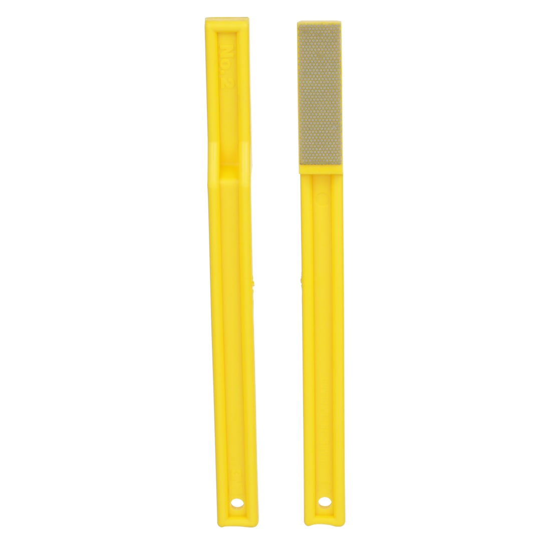3M™ Flexible Diamond Hand File 6210J, M40, Pattern 18, Yellow, 44.5 mm x 12.7 mm, NO 2