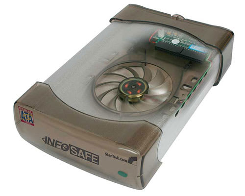 External 3.5" Serial ATA Drive Case