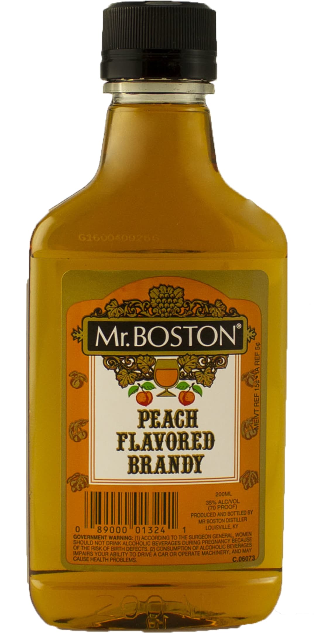 Mr. Boston Peach Brandy 200ml 70 Proof