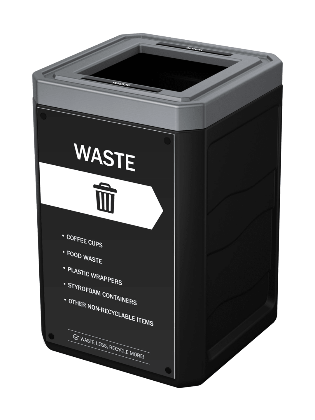OUTLAW - Single - Kit - Waste - Full - Black