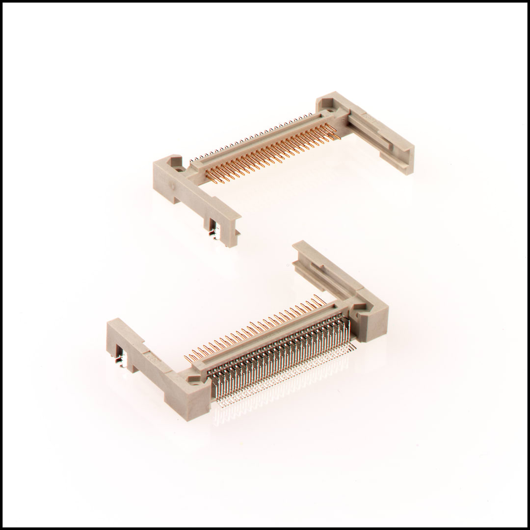 3M™ N7E50-Q516-RA-50-WF, CF Speicherkartenstecker Typ II, 7E50 Serie, 0,635 mm, 0,15 µm Au, Beige