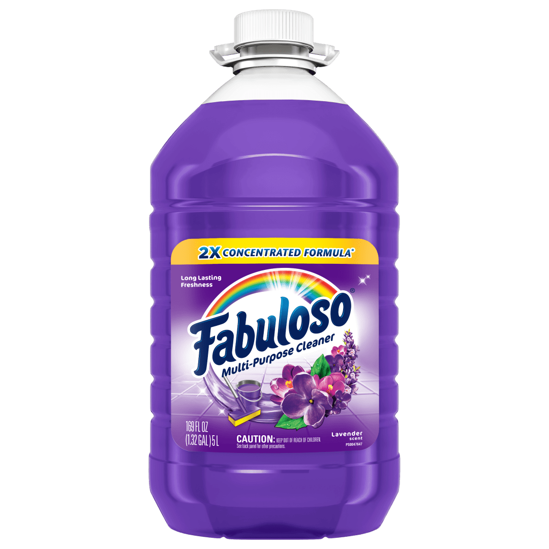 Fabuloso Multi-Purpose Cleaner, 2X Concentrated Formula, Lavender Scent, 169 oz