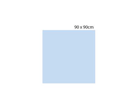 SureSafe Plain Drape, Blue, 90 x 90cm, Sterile