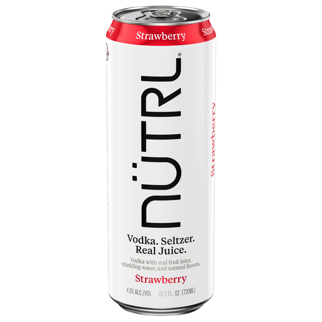 Nutrl Vodka Seltzer Strawberry 720 ml Single Can