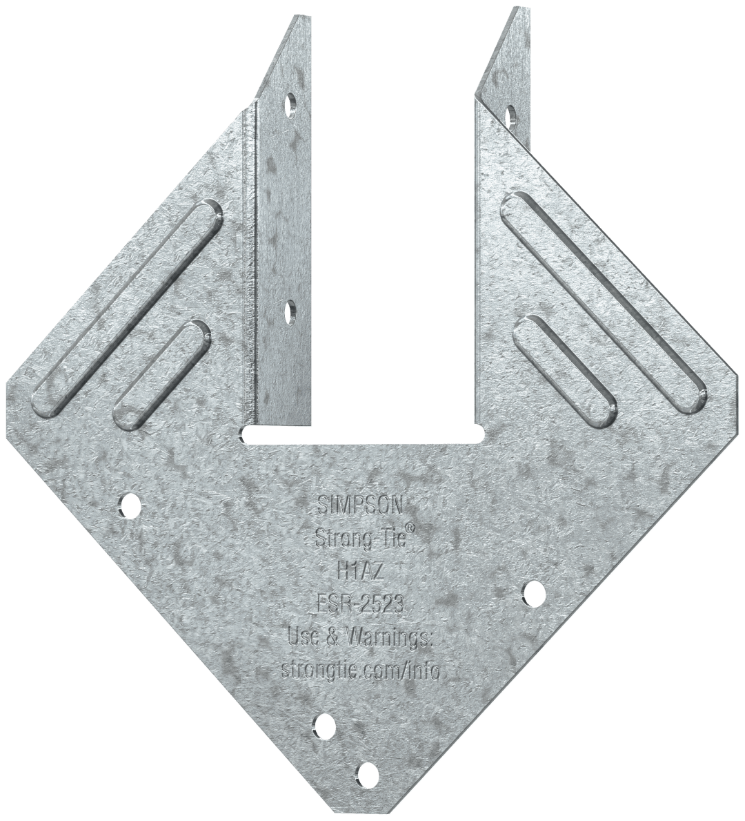 Simpson Strong-Tie H1AZ H1A 18-Gauge ZMAX® Galvanized Hurricane Tie (Pack of 4800)