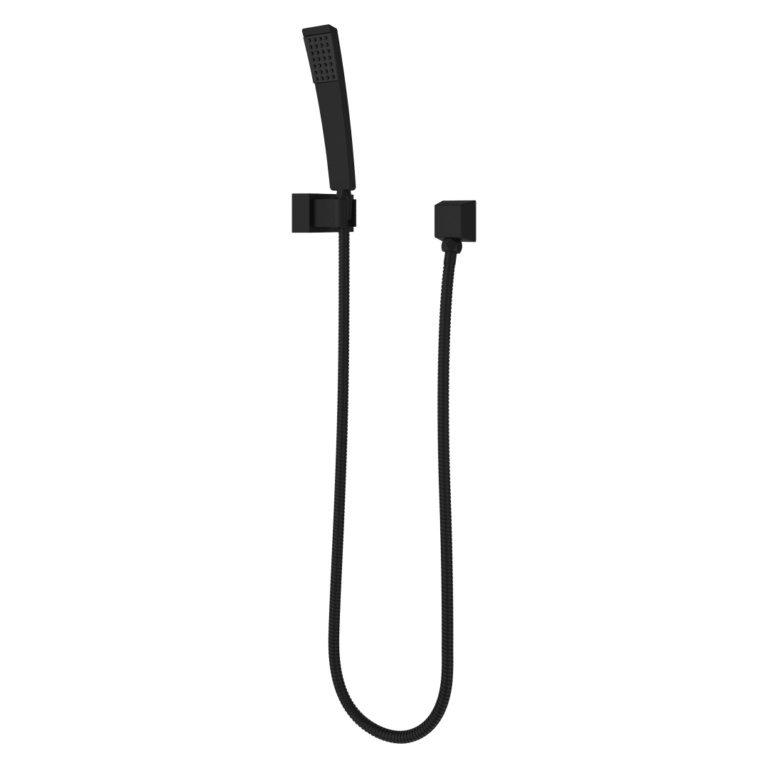 Kenzo 4-Piece Wallmount Handshower Kit in Matte Black