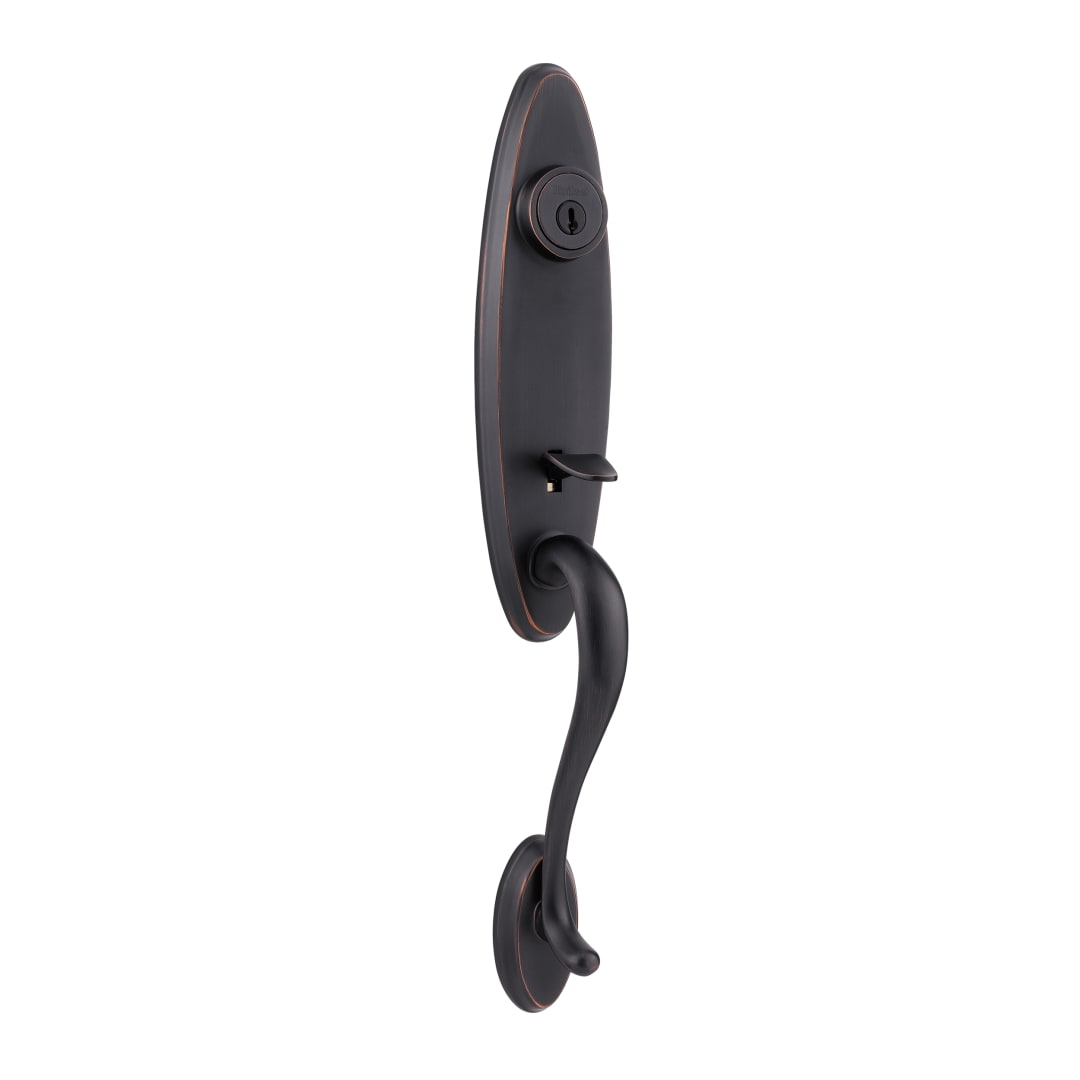 Wellington Double Cylinder Exterior Only Handleset in Venetian Bronze