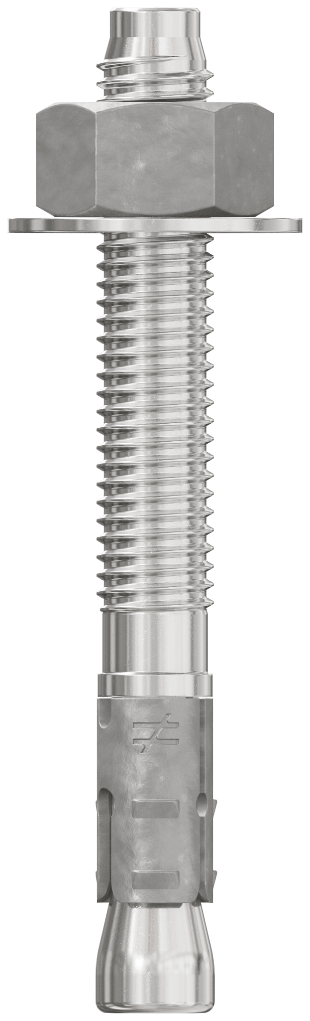 Simpson Strong-Tie STB2-50414S4F25 Strong-Bolt® 2 — 1/2 in. x 4-1/4 in. Type 304 Stainless-Steel Wedge Anchor, Fully Assembled (25-Qty)