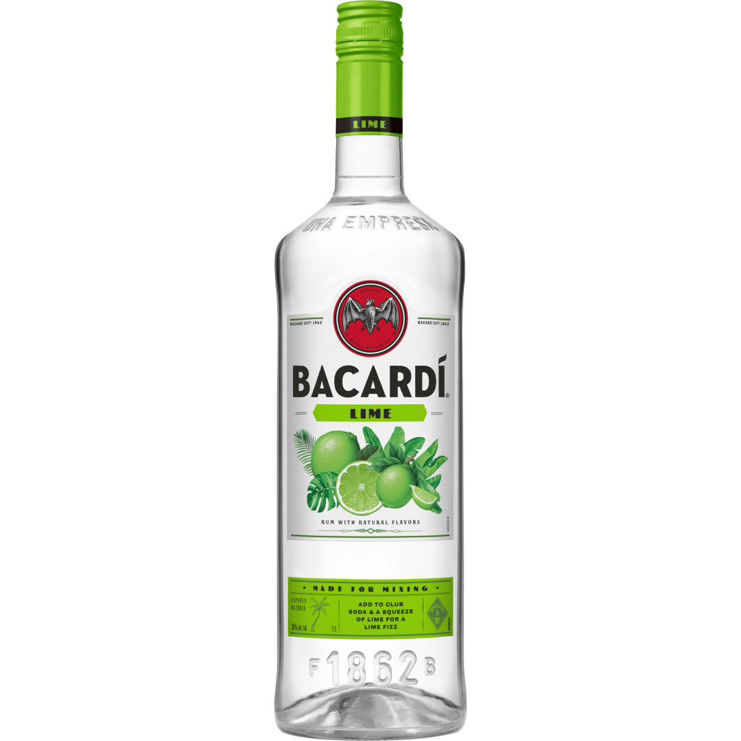 Bacardi Lime Rum, Gluten Free 35% 1L