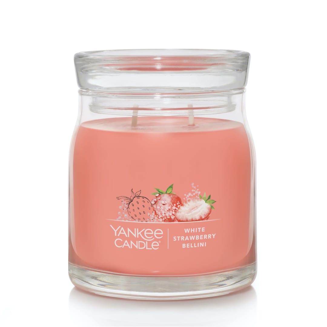 Yankee Candle® White Strawberry Bellini Signature Medium Jar Candle