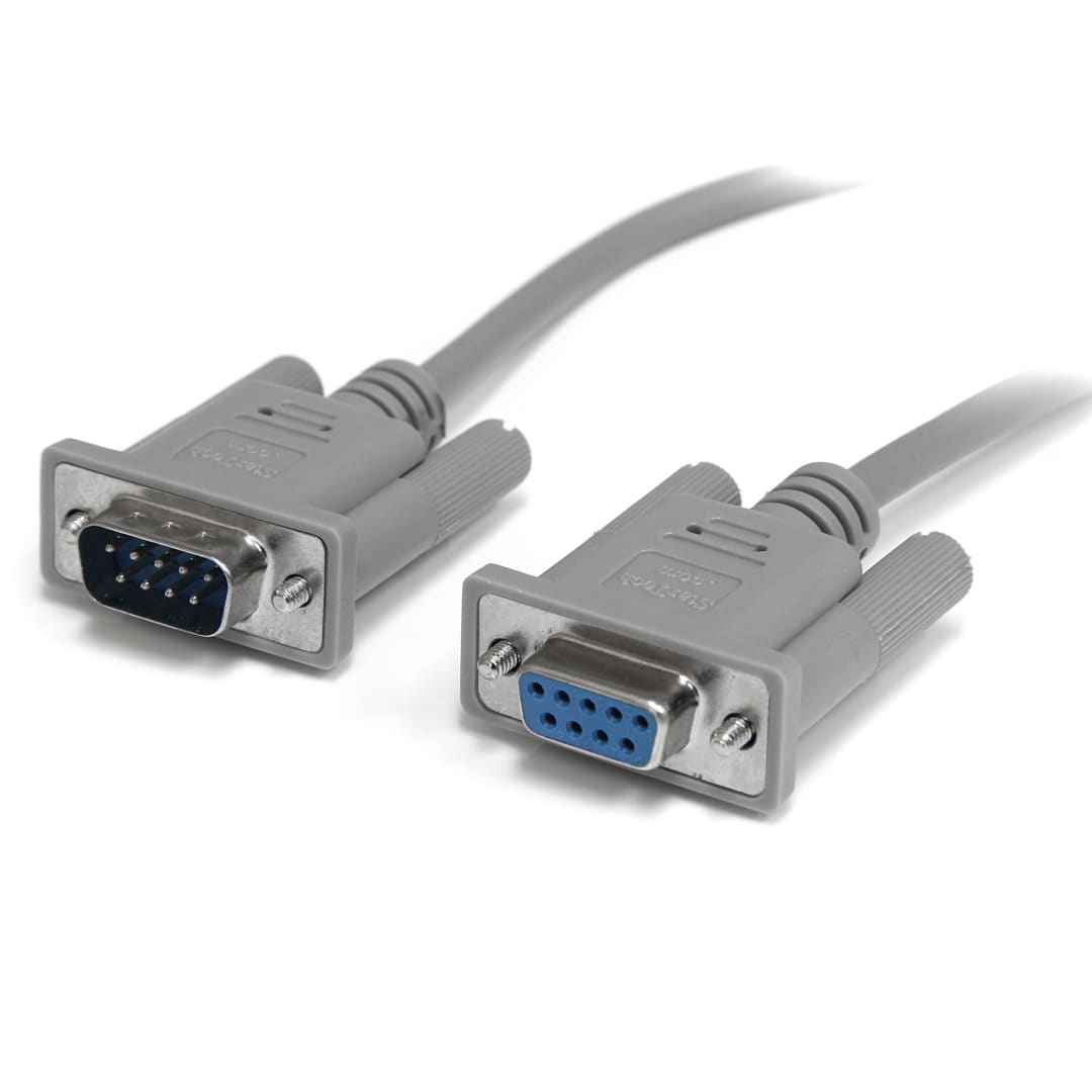 10FT DB9M TO DB9F NULL MODEM CABLE