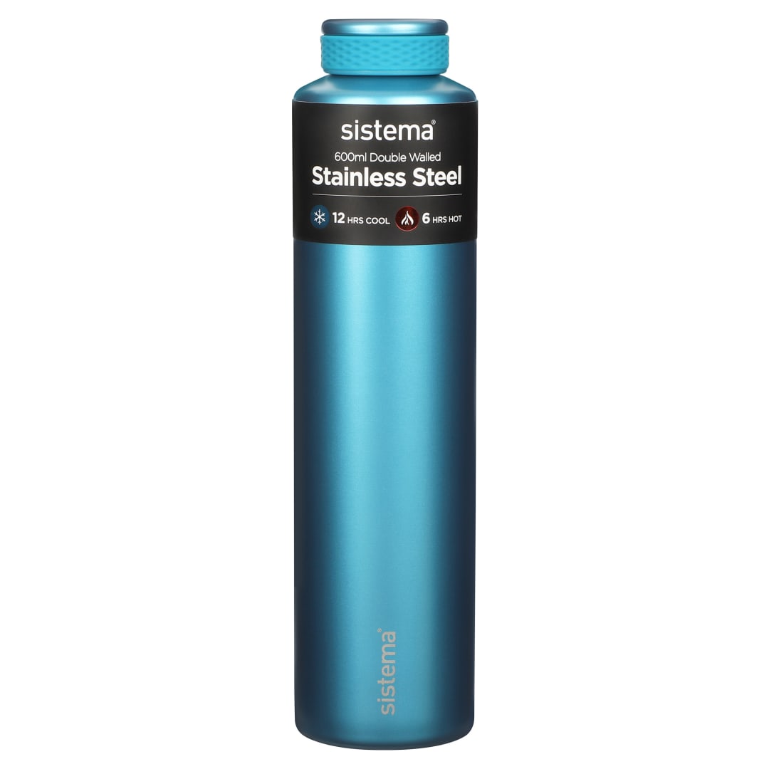 SISTEMA 600ML SS BOTTLE