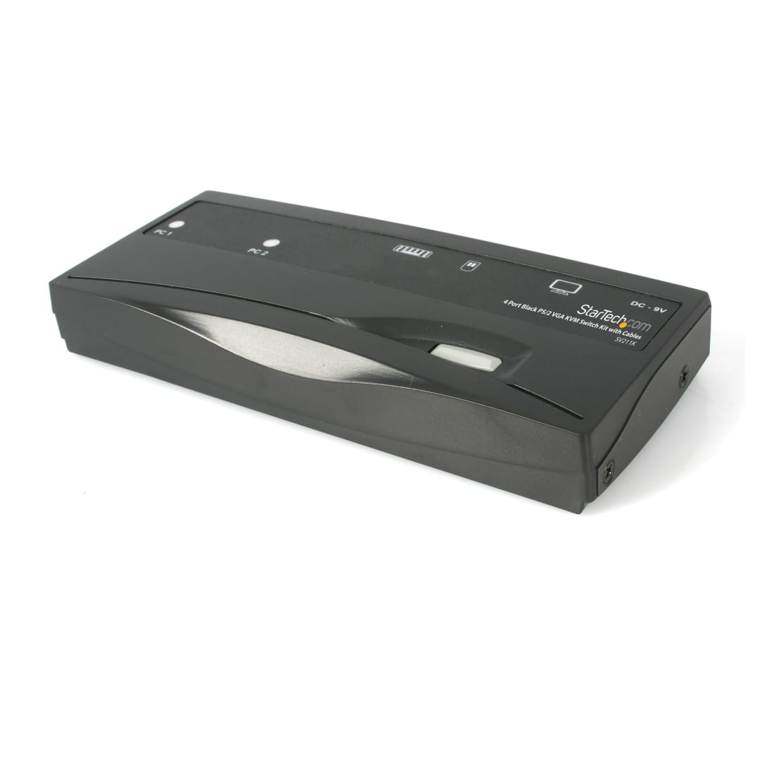2 Port PS/2 KVM Switch Kit with Cables