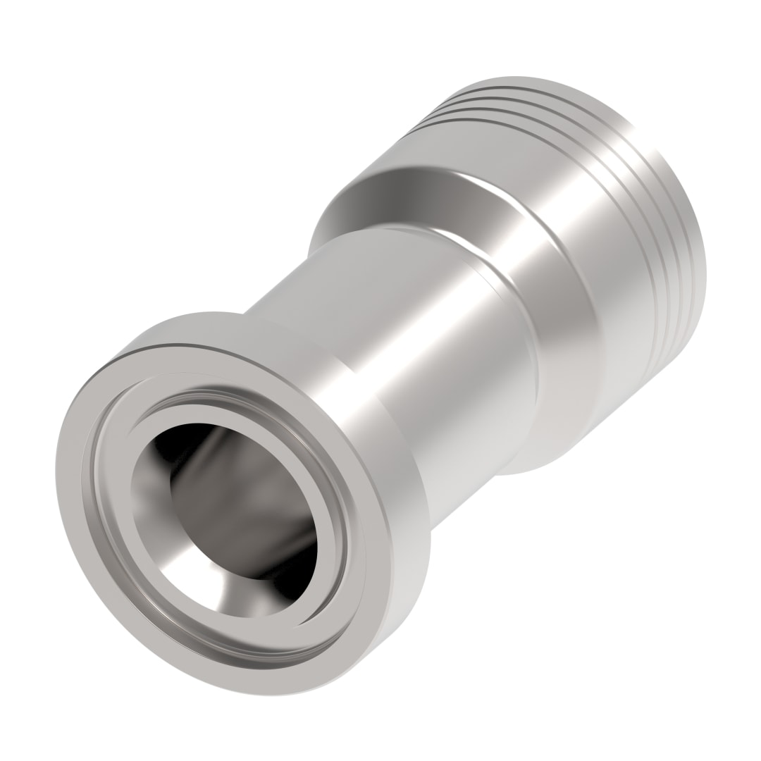 Aeroquip 1in Cd62 Flng X 3/4 Hydraulic 4-Way Hose Fitting