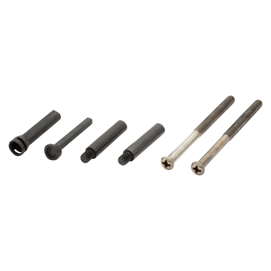 Deadbolt Double Cylinder Screw Pack for Thick Door w/ Spindle Extender in Satin Nickel Finish