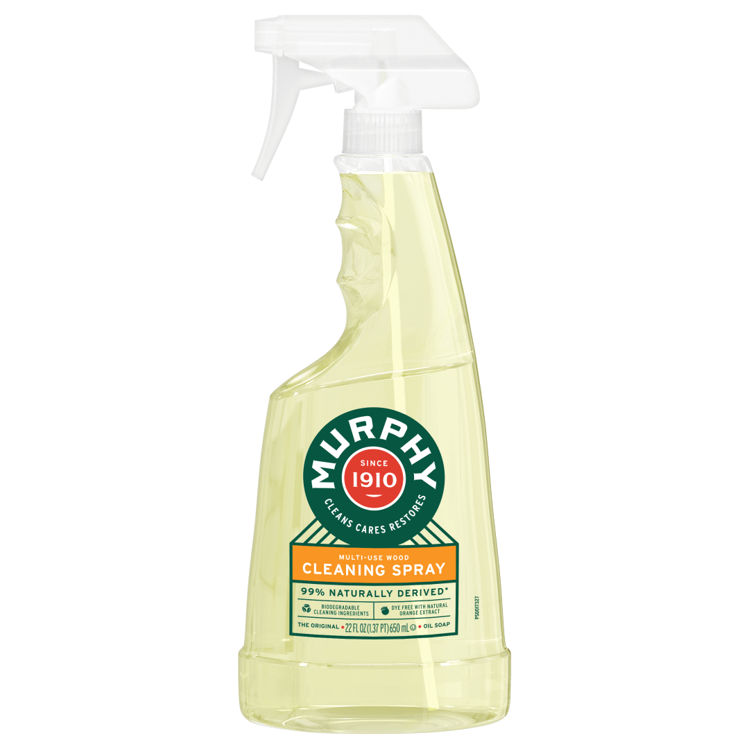 Murphy Oil Soap Cleaning Spray, Wood Cleaner, No-Rinse Floor Cleaner, Orange Scent, 22 fl oz Bottle