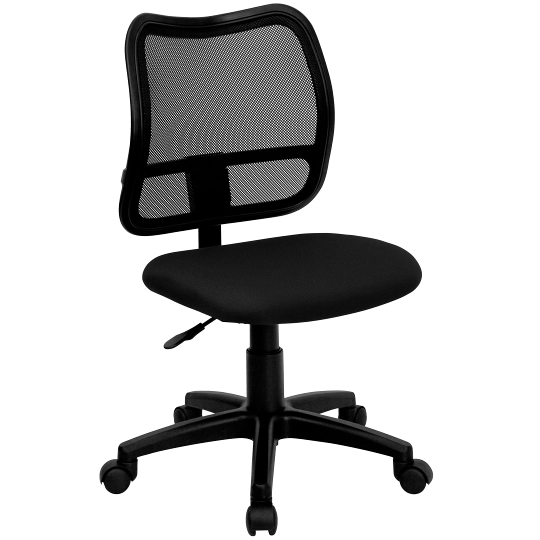Alber Mid-Back Black Mesh Swivel Task Office Chair