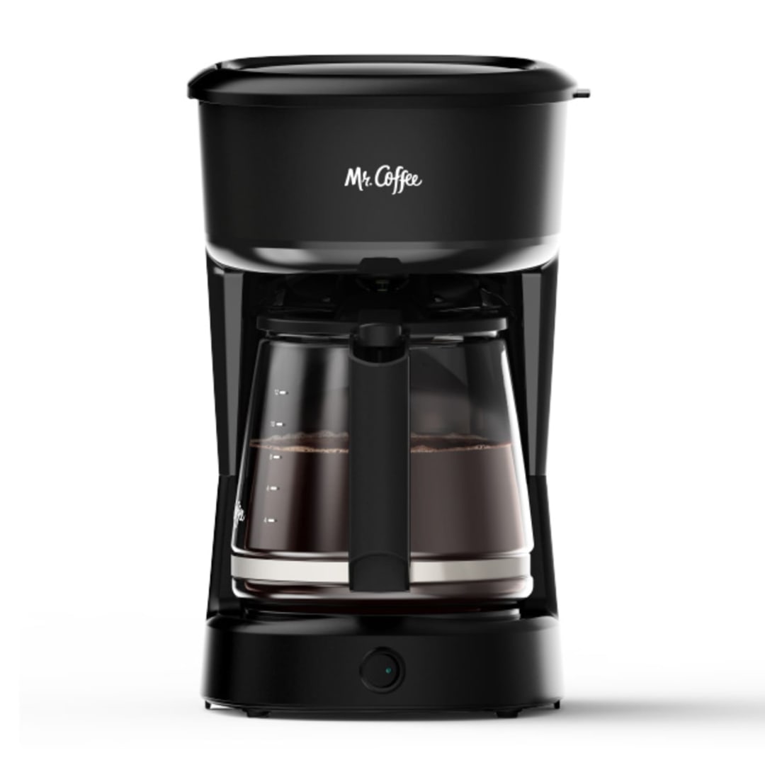 Mr. Coffee® 12 Cup Coffee Maker with One-Touch On/Off Switch, Drip Coffee Maker with Large Showerhead, Auto-Pause, Warming Plate, Black
REVISED
Mr. Coffee® 12 Cup Switch Coffee Maker with One-Touch On/Off Switch, Drip Coffee Maker, Auto-Pause, Warming Plate, Black