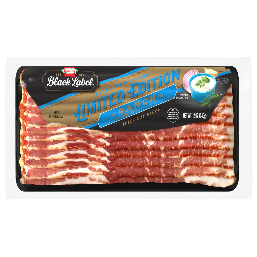HORMEL BLACK LABEL Ranch Flavored Thick Cut Bacon