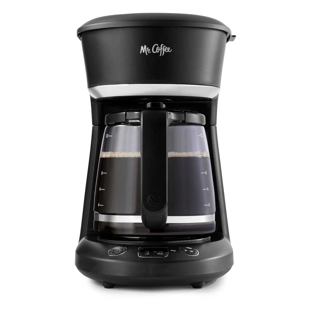Mr. Coffee® 12-Cup Programmable Coffeemaker, Brew Now or Later