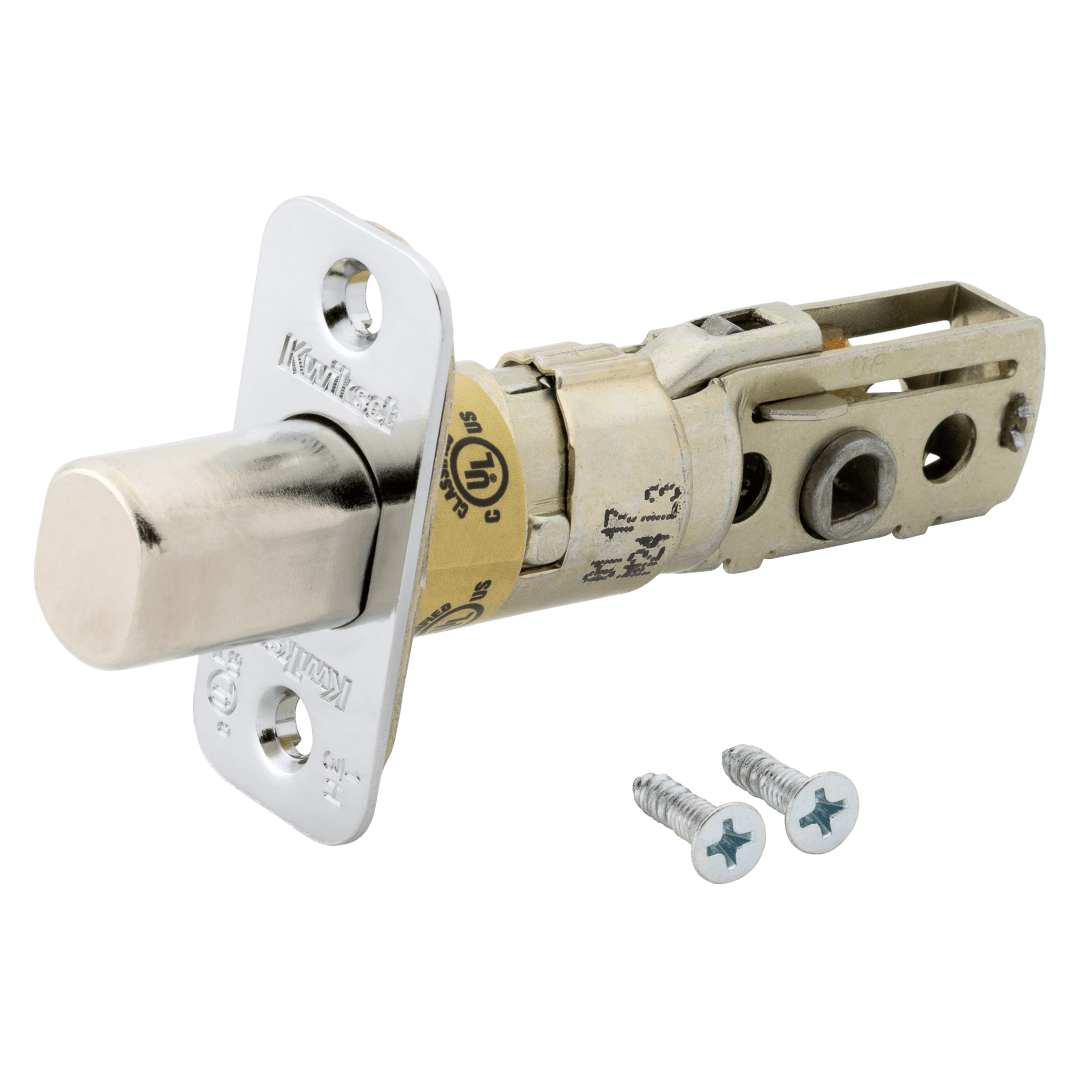 Round Corner Deadbolt UL/FD Latch for Polished Chrome or Satin Chrome Finish