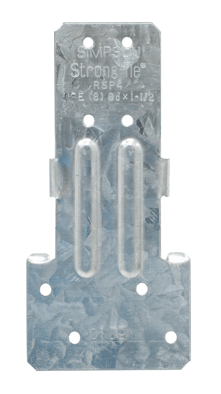 Simpson Strong-Tie RSP4 RSP 4-1/2 in. Galvanized Reversible Stud-Plate Tie (Pack of 100)