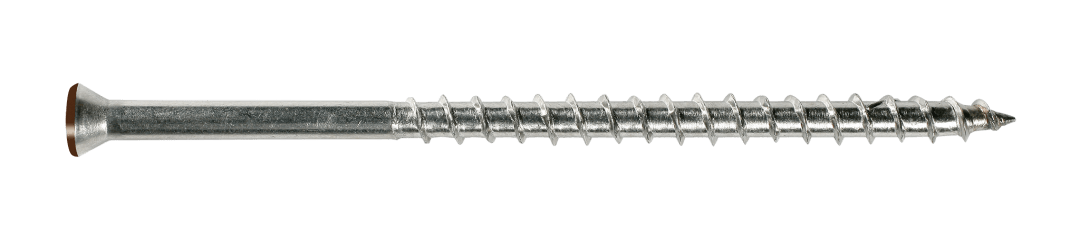 Simpson Strong-Tie S07225FTBRD01 Trim-Head Screw, 6-Lobe Drive — #7 x 2-1/4 in. T15 Type 305, Red 01 (1750-Qty)