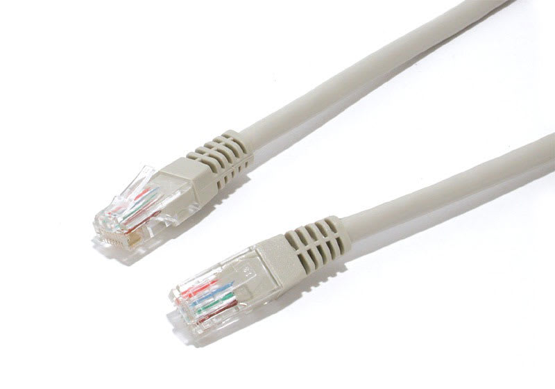 50 ft Cat5e Gray Molded RJ45 UTP Cat 5e Patch Cable - 50ft Patch Cord 25 Pack