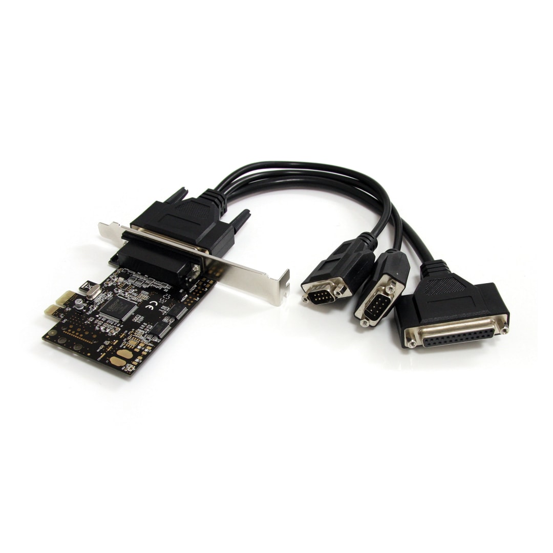 PCIe Serial Parallel Combo Card w  Breakout Cable
