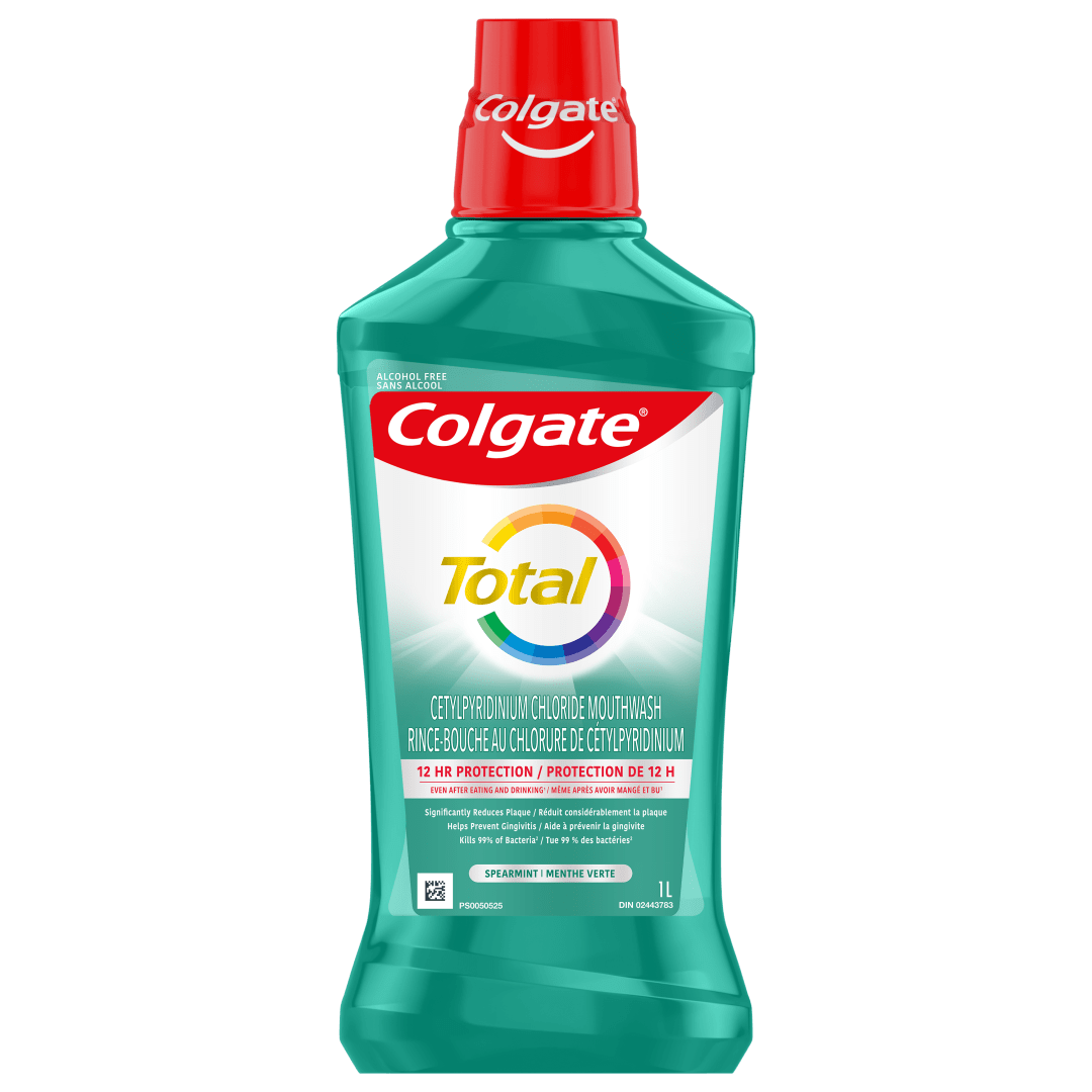 Colgate Total Mouthwash, Spearmint - 1L