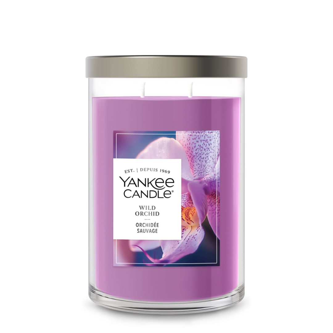 Yankee Candle Wild Orchid, 20 oz Large Tumbler Candle with up to 80 Hour Burn Time