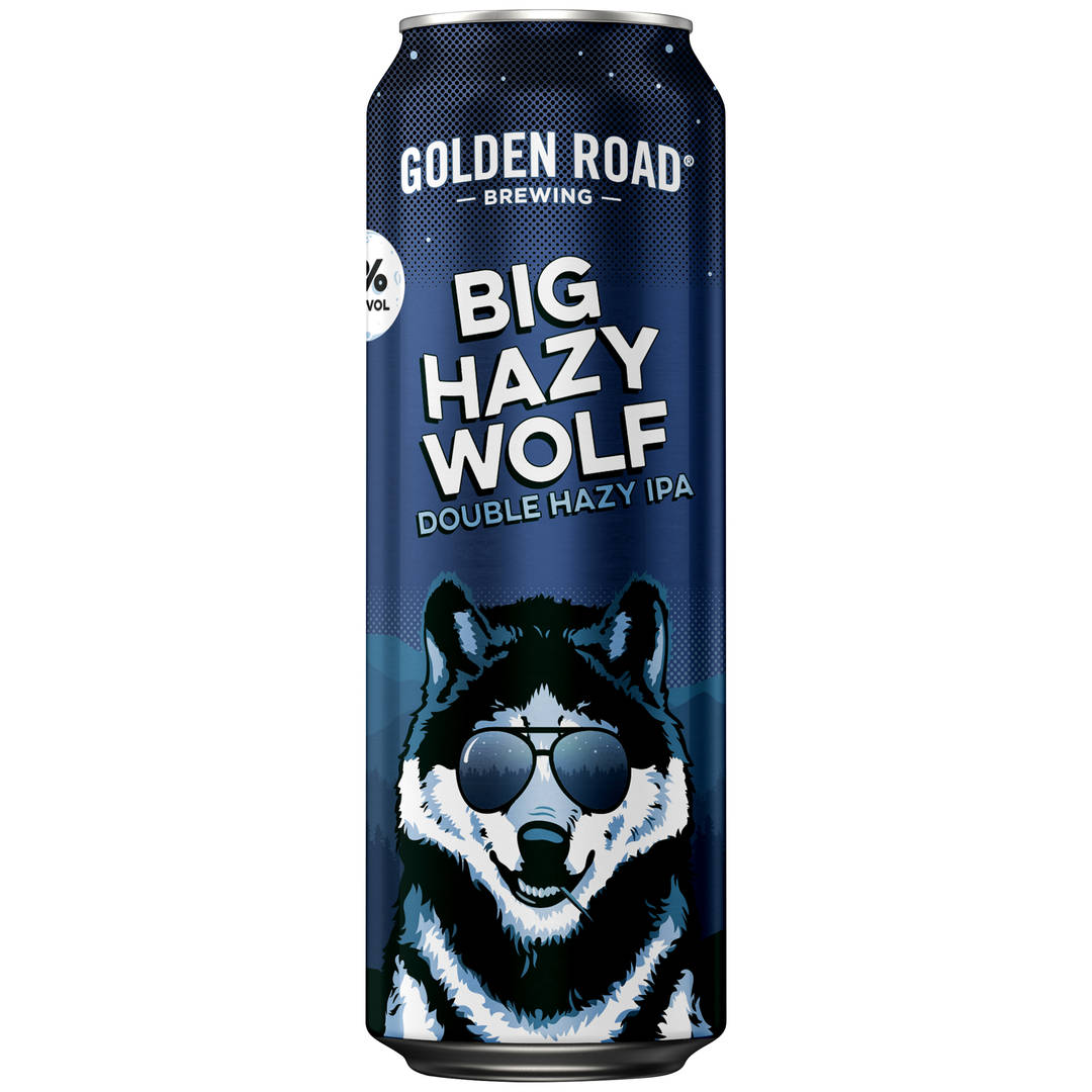 Golden Road Brewing® Big Hazy Wolf Double Hazy IPA, 19.2 fl. oz. Can
