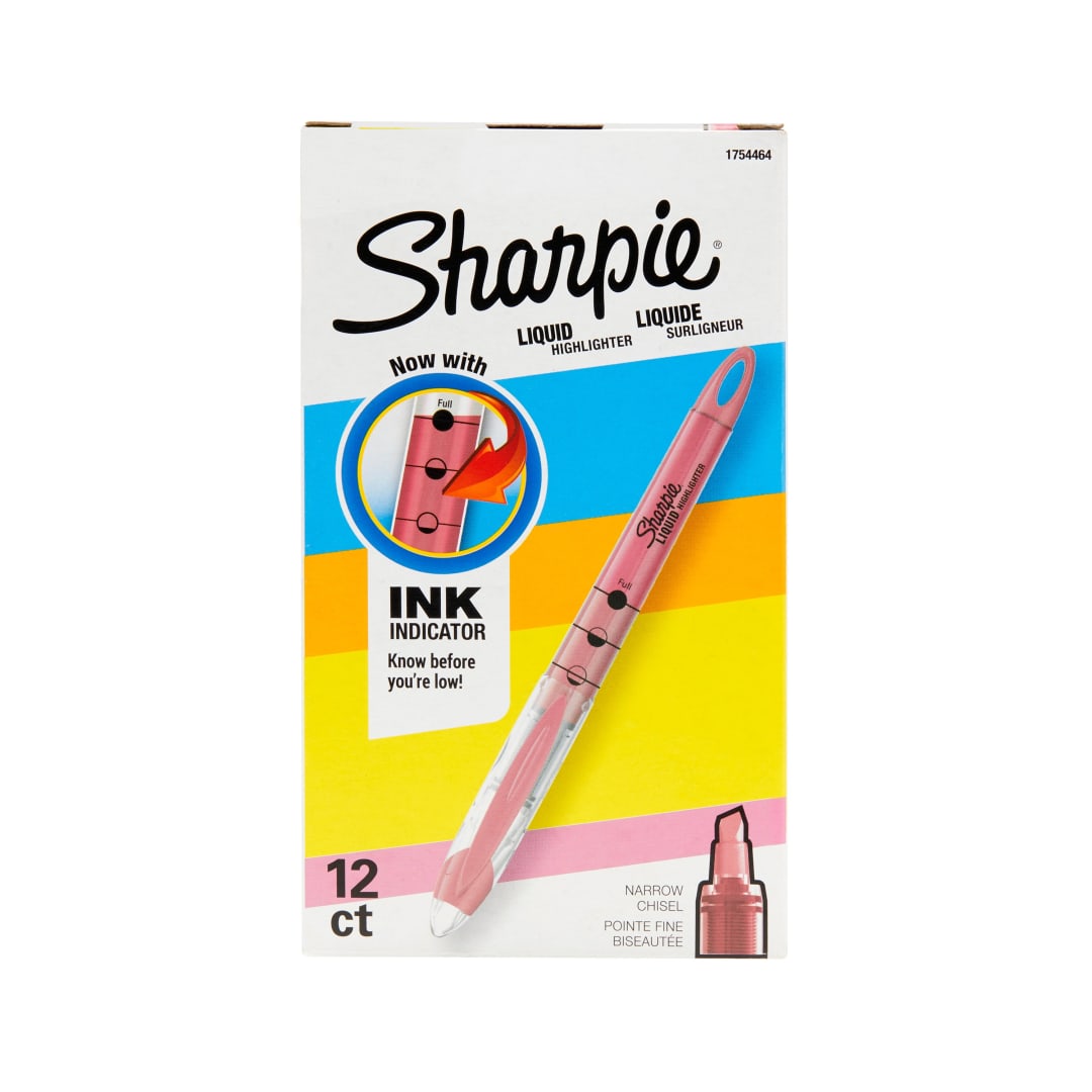 SHARPIE ACCENT LIQUID FL. PINK OS