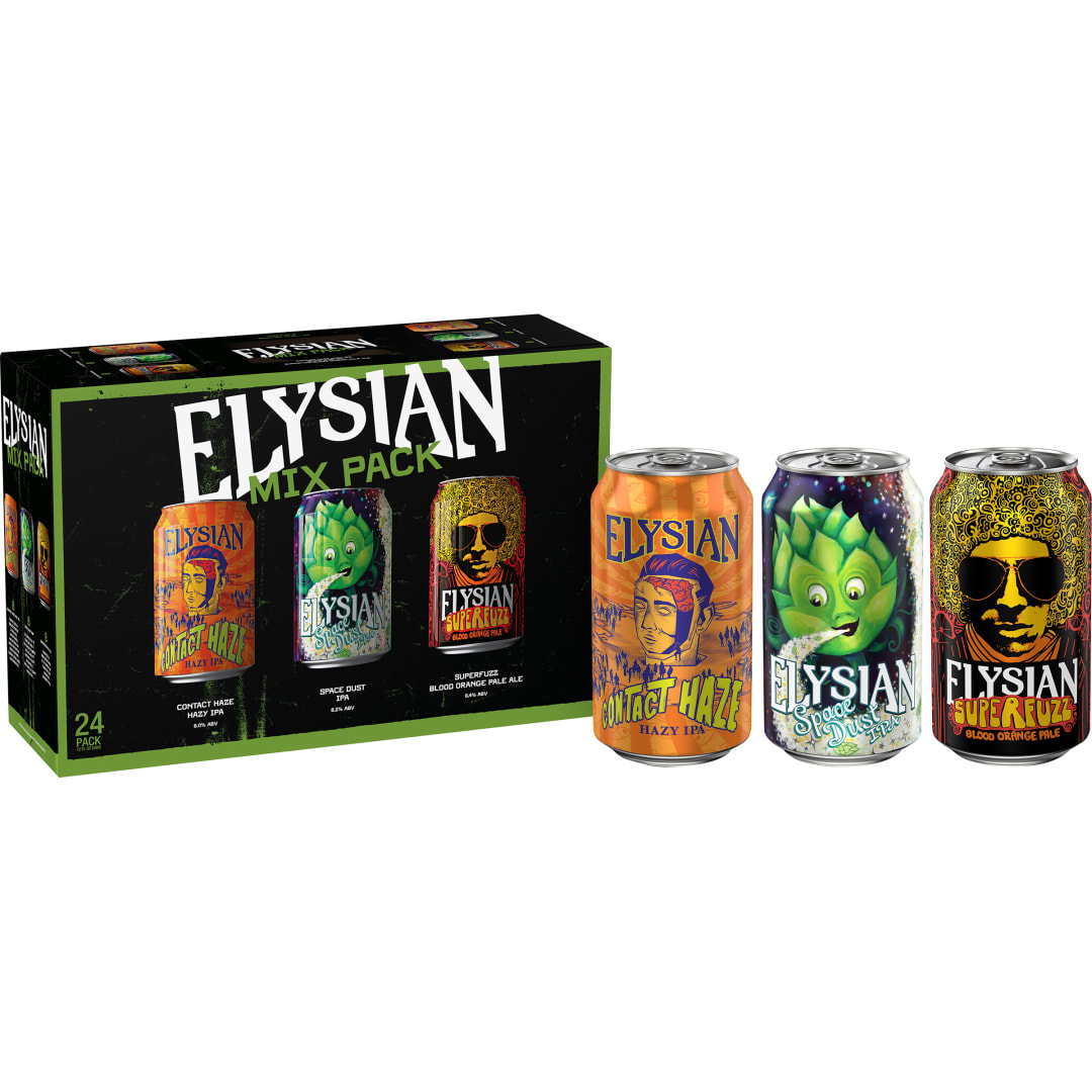 Elysian Brewing Mix Pack, 24 Pack 12 fl. oz. Cans