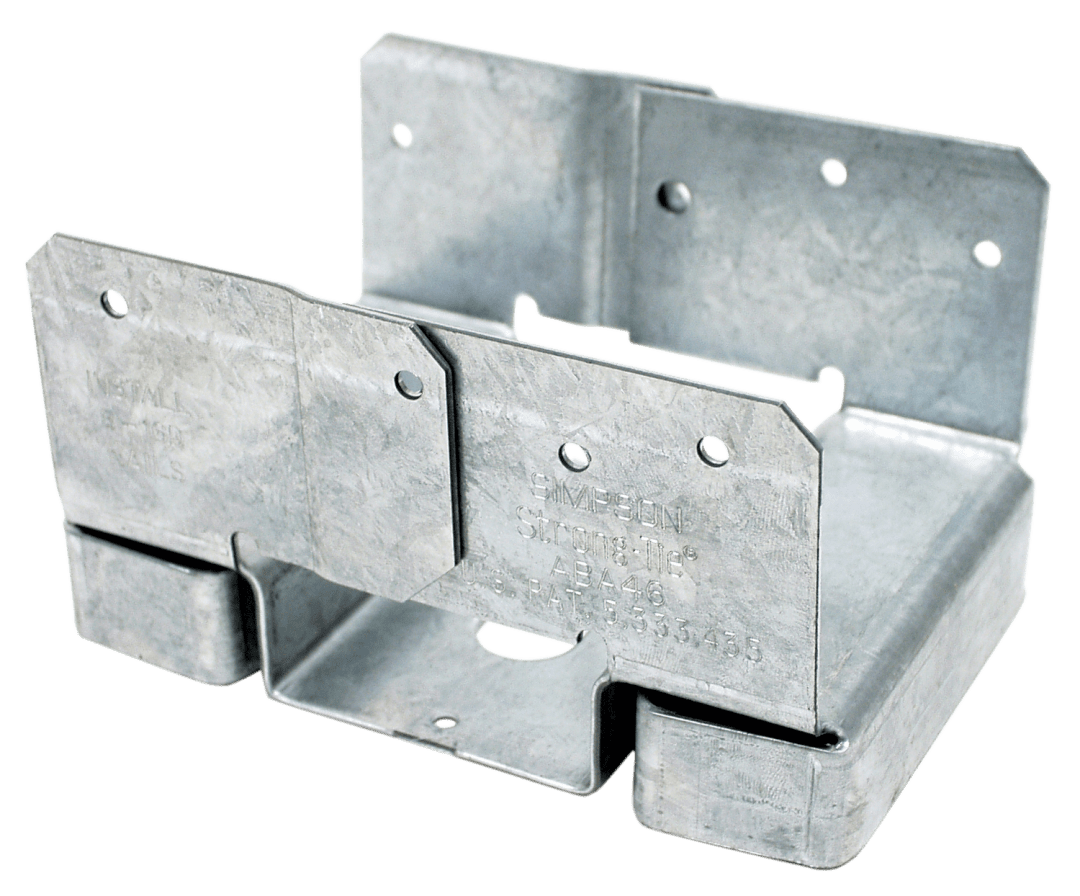 Simpson Strong-Tie ABA46Z ABA ZMAX® Galvanized Adjustable Standoff Post Base for 4x6