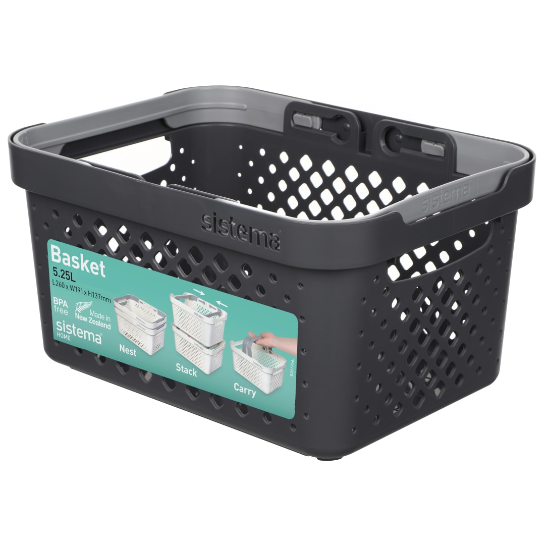 5.25L BASKET CHARCOAL