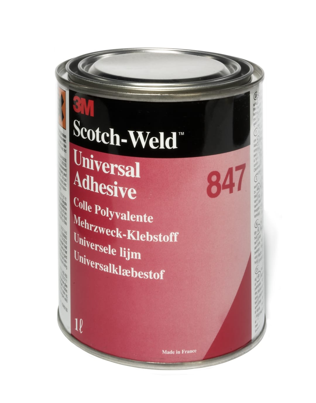 3M™ Nitril Yüksek Performanslı Kauçuk ve Conta Yapıştırıcısı 847, Kahverengi, 1 L