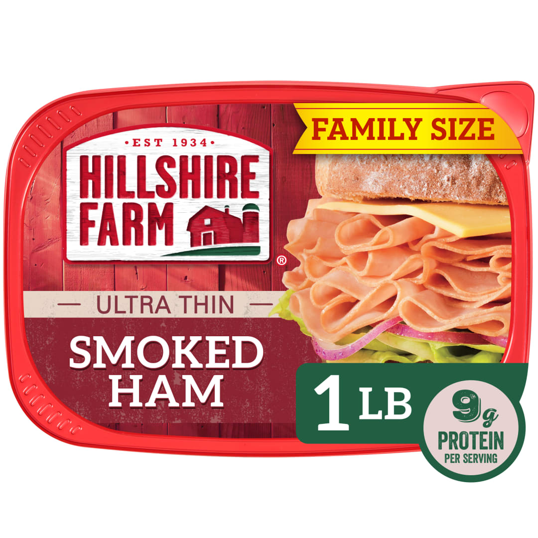 Hillshire Farm Ultra Thin Sliced Smoked Ham Sandwich Meat, 16 oz