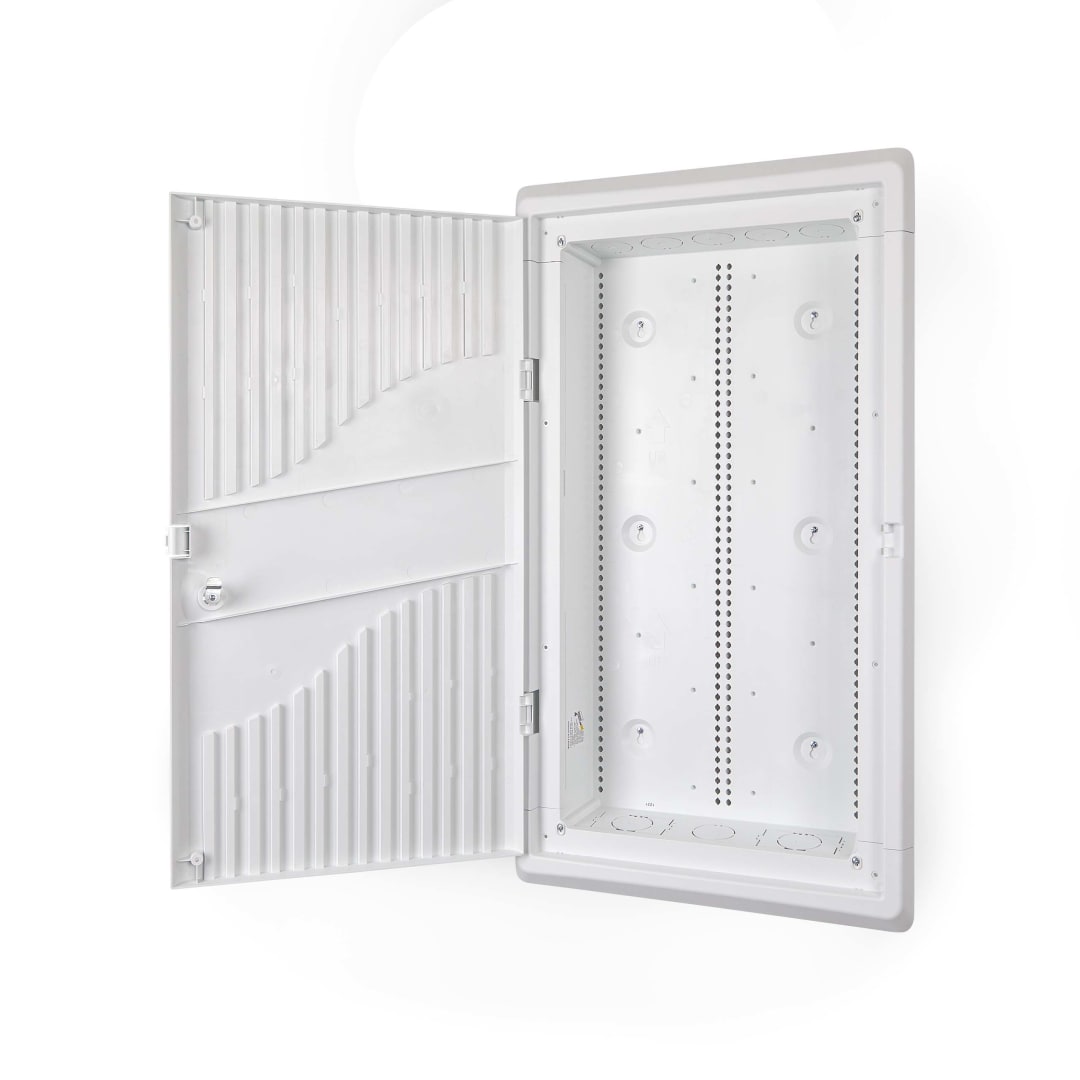 Plastic Wallmount Media Network Devices Enclosure White 2