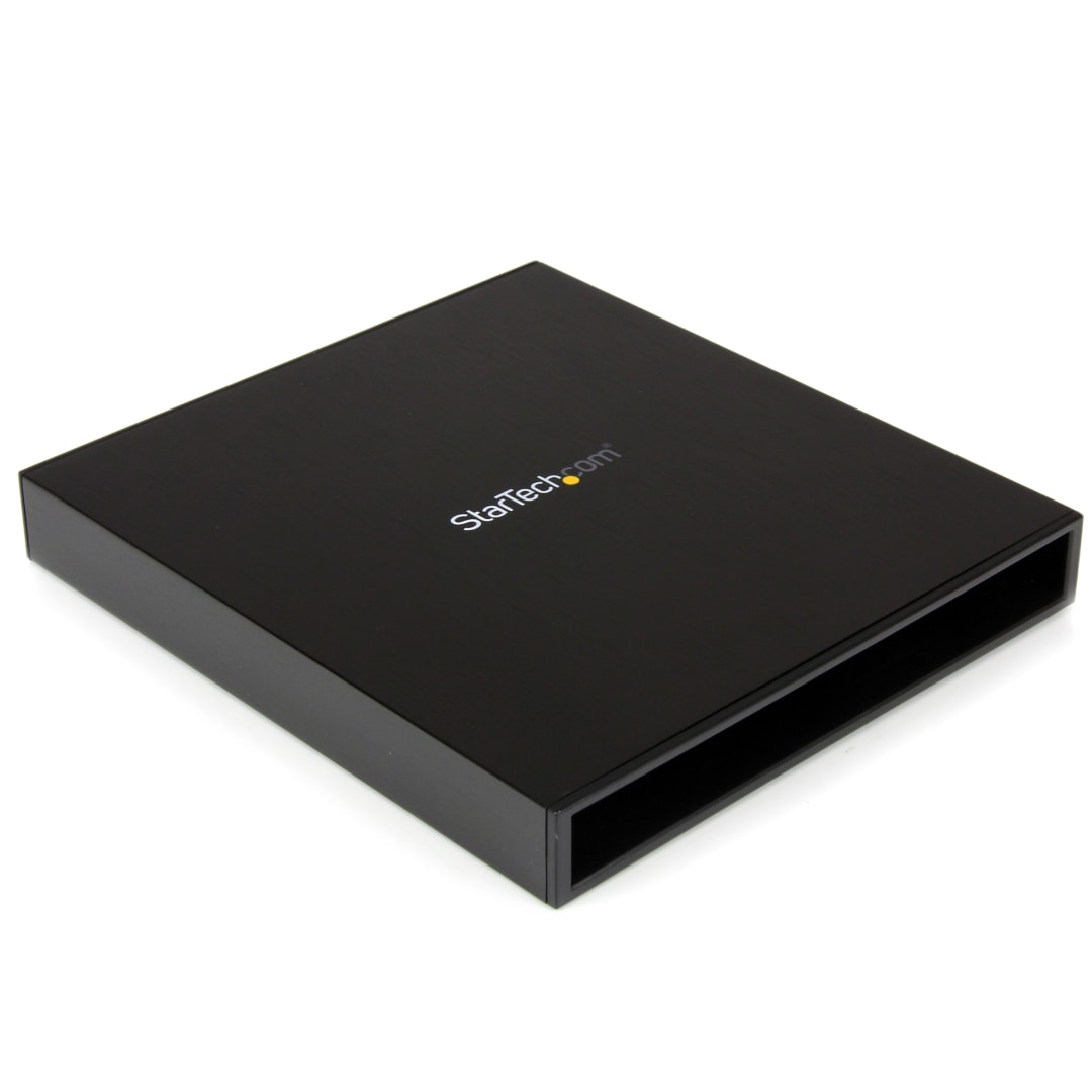 Blu-ray &amp; DVD ROM drive enclosure - solid aluminum
