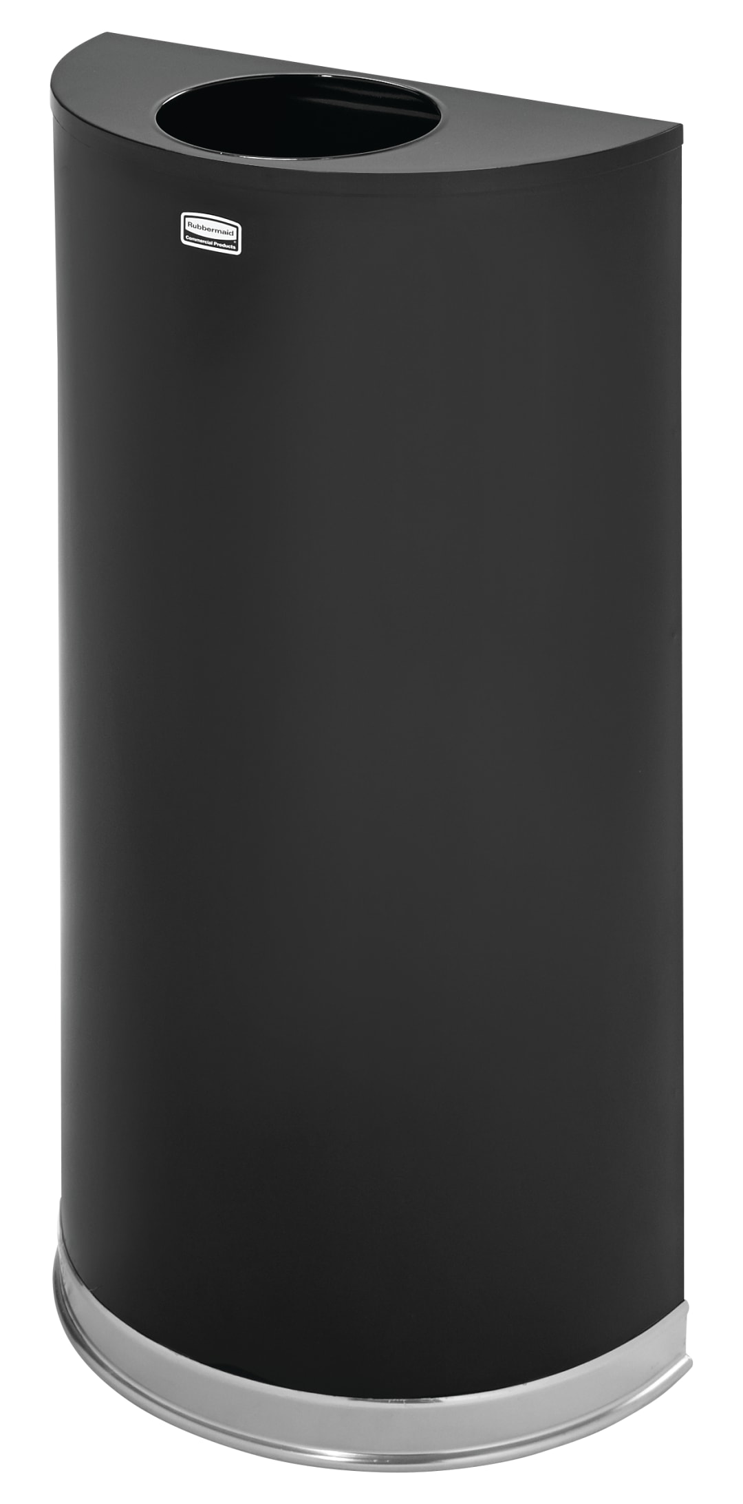 HALF ROUND OPEN TOP 45L/12G BK/CHRO