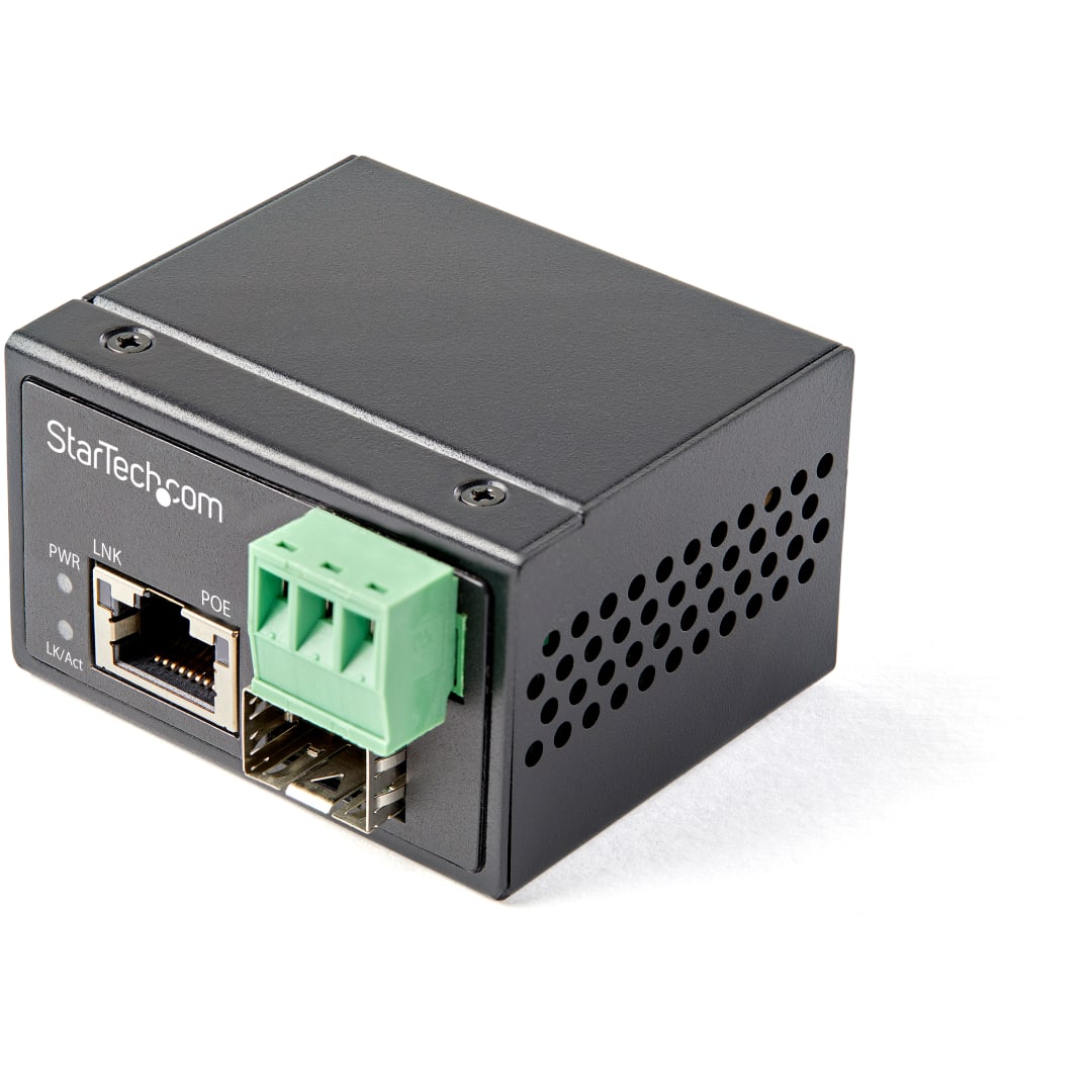 Mini PoE Media Converter 30W TX   SFP