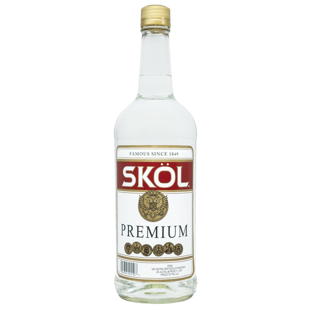 Skol Vodka 1l 80 Proof