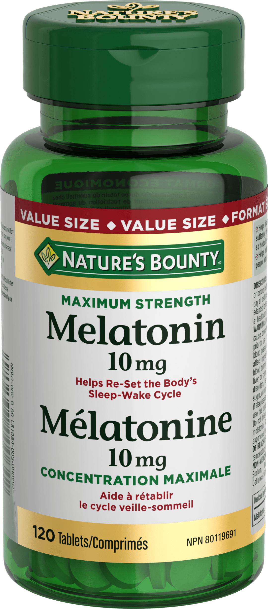NBTY Melatonin 10mg 24x120TAB CA