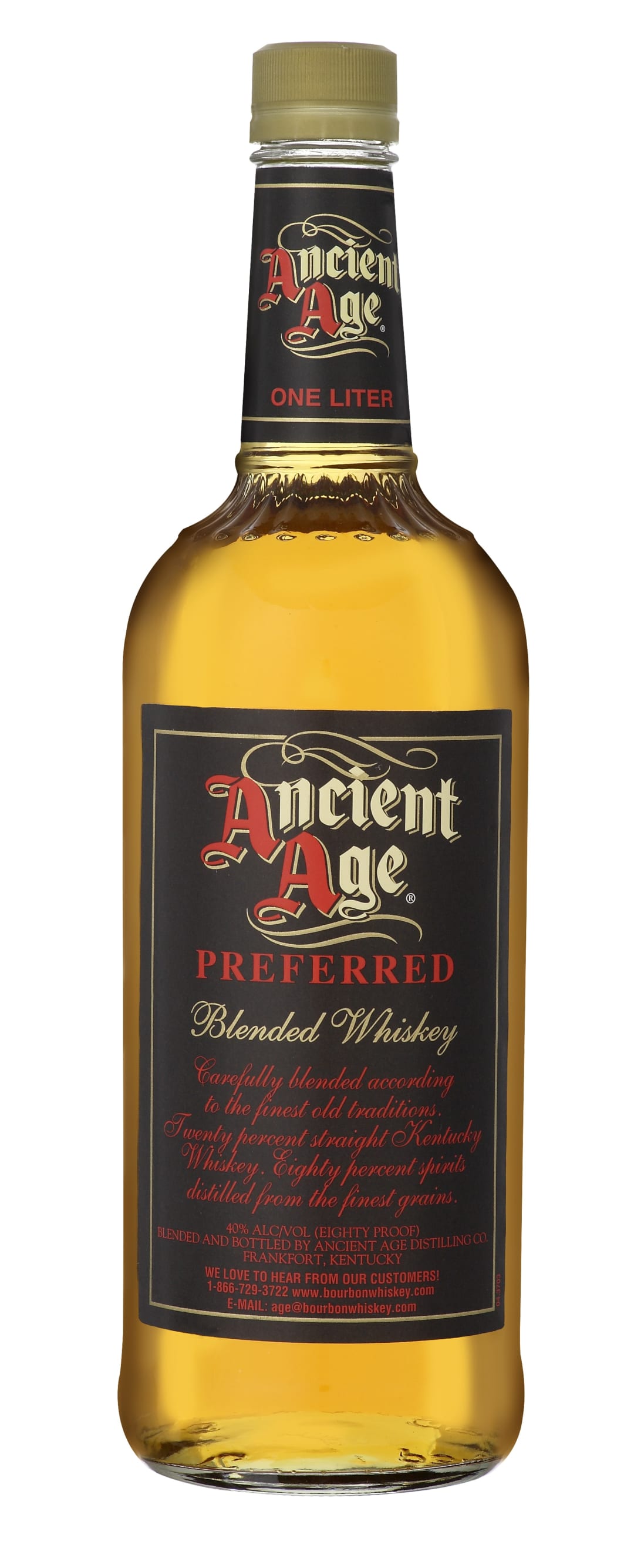 Ancient Age Preferred Blended Whiskey 1l 80 Proof