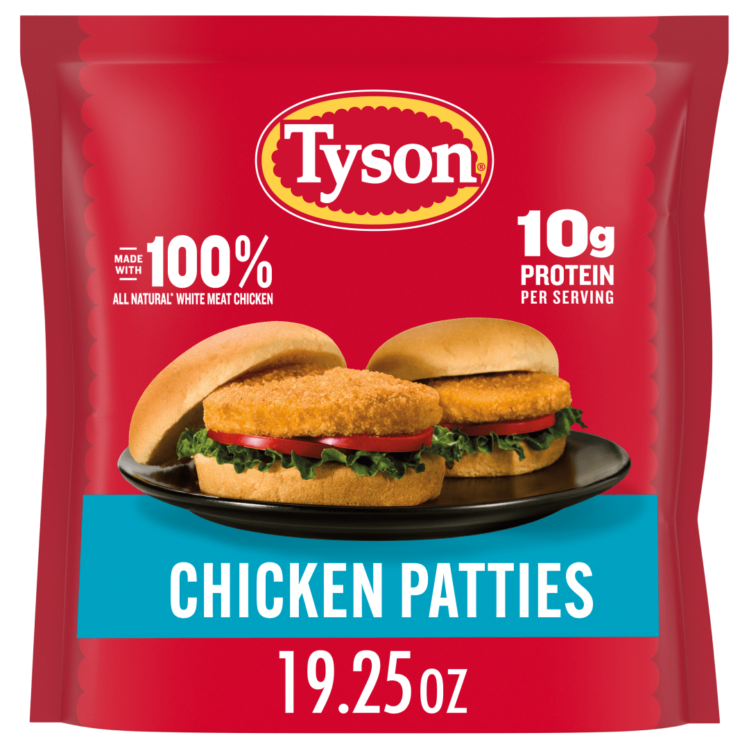 Tyson Frozen Chicken Patties, 19.25 oz