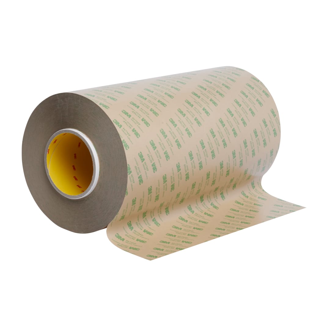 3M™ Adhesive Transfer Tape 467MP, Transparent, Jumbo 1540 mm width, 0.05 mm, Config Roll