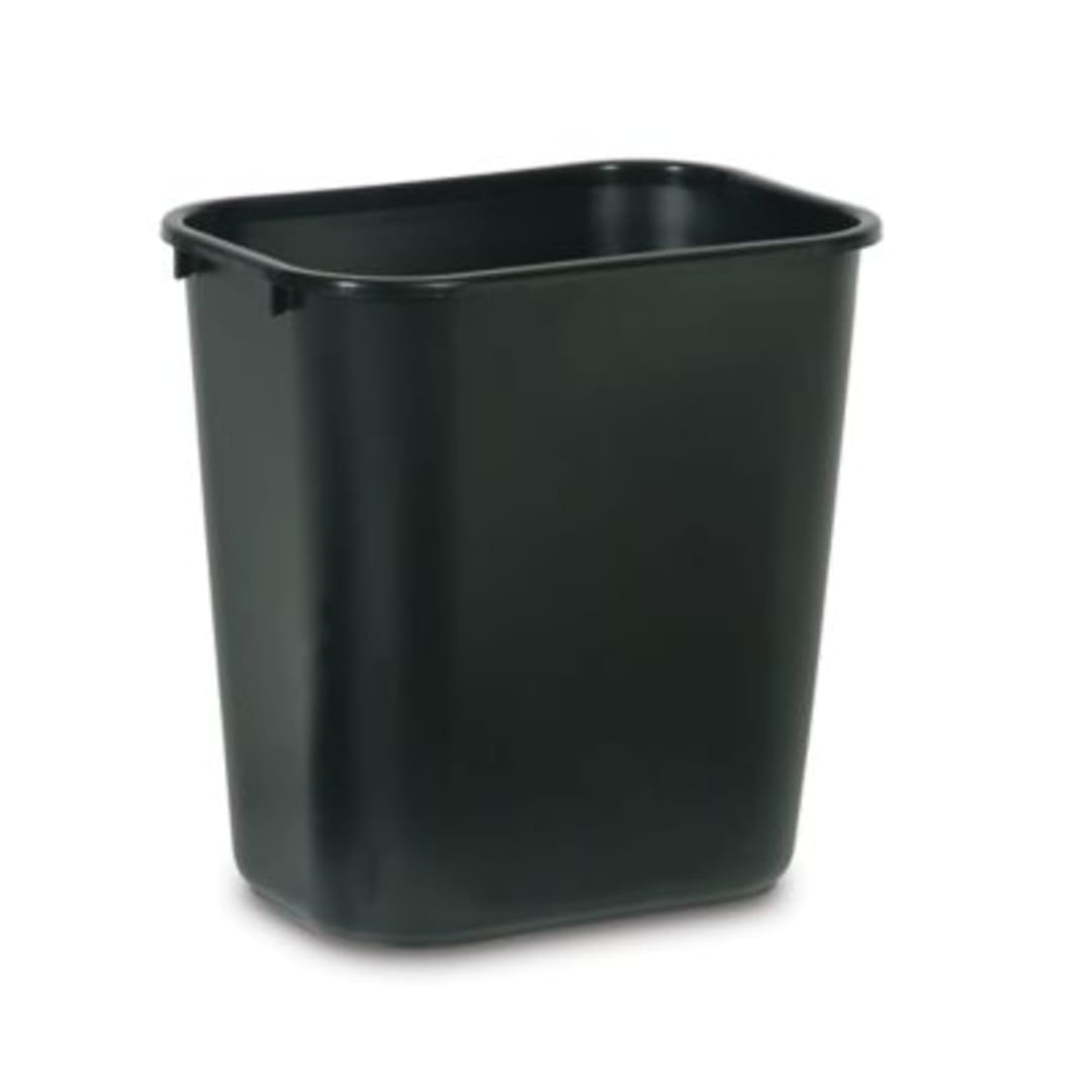 RC UTILITY WASTEBASKET 28QT/27L BLA