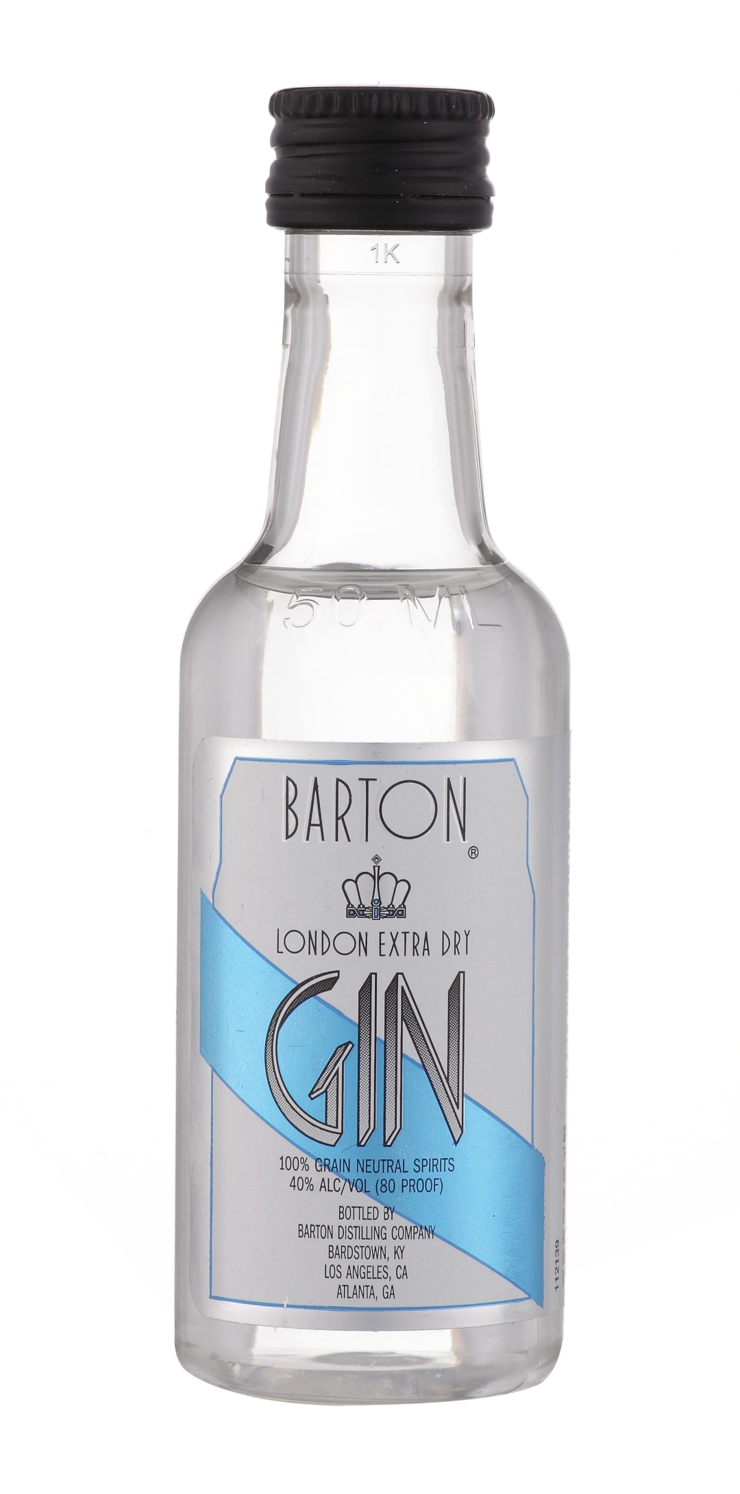 Barton Blue Gin 50ml 80 Proof